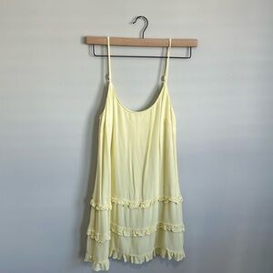 Baby yellow mini dress